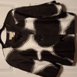 Michael Kors Linen Swing Jacket
